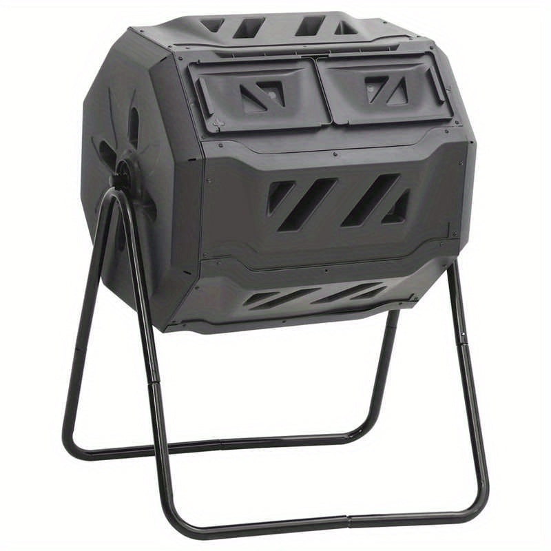 Compostbak – Compostvat – Composter – Compostton – Afvalbak – 160 Liter Inhoud – 360 Graden Draaibaar Ontwerp