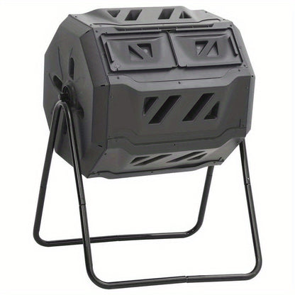 Compostbak – Compostvat – Composter – Compostton – Afvalbak – 160 Liter Inhoud – 360 Graden Draaibaar Ontwerp