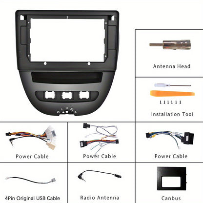 Autoradio – Android Autoradio – 2-DIN Autoradio – Carplay Radio – DAB+ Radio – 10,1 Inch Touchscreen – Draadloos CarPlay & Android Auto