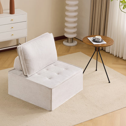 Single Sofa,  Seating Set, Living Room Armchair, Bean Bag Chair, Bedroom Sofa, Guest Room Sofa, Beige