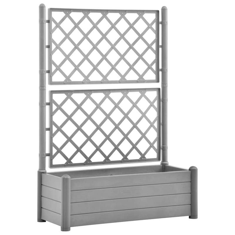 Plantenrek – Bloemenrek – Tuinrek – Bloempottenrek – Klimrek  – Weerbestendig & Lichtgewicht – 100 x 43 x 142 cm