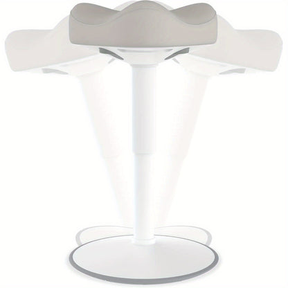 Wobbelkruk – Wiebelkruk – Balanskruk – Zadelkruk – Bureaukruk – Verstelbaar 57-82 cm – Ergonomisch Schuimzitvlak – TPE Antisliplaag