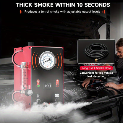 Smoke Machine – Rookmachine – Lekdetector – Evap Testapparaat – Vacuümtester – Ingebouwde Luchtpomp – Precisie Drukmeter