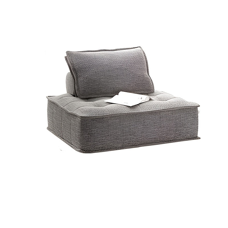 Zitzak – Bean Bag – Fauteuil – Lounge Stoel – Zitzakbank – Katoenmix Stof – Volledig Schuimvulling – Grijs