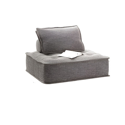 Zitzak – Bean Bag – Fauteuil – Lounge Stoel – Zitzakbank – Katoenmix Stof – Volledig Schuimvulling – Grijs