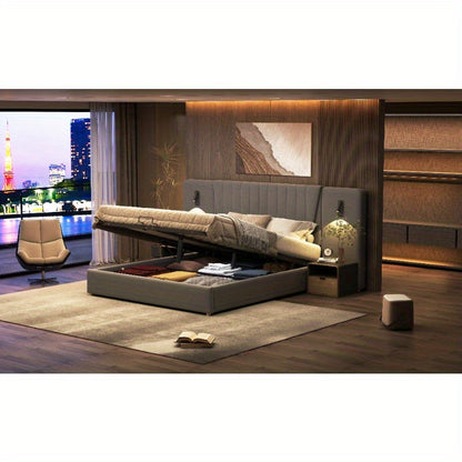 Uitschuifbare Slaapbank – Bedbank – Logeerbed – Sofa Bed – Slaapsofa – Stevig Massief Houten Frame – Inclusief Opbergruimte