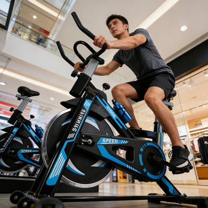 1 Leg Trainer | Glute Trainer | Stable Pedals with Padded Support | Indoor Endurance Cardio | Compact Design | Apartment Essential | Unisex | Iron