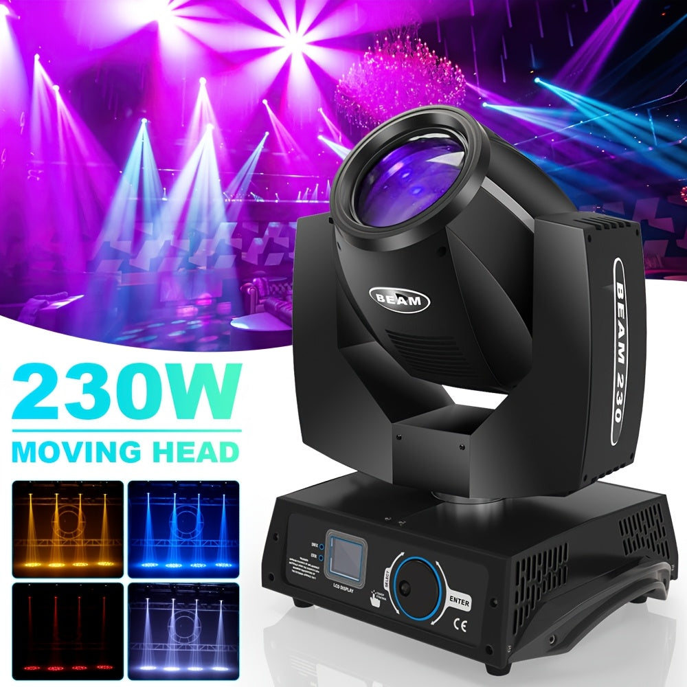 Moving Head Verlichting – Podiumlamp – DJ Licht – Disco Spot – Feestverlichting – 310W RGBW LED – 540° Pan & 270° Tilt – Krachtige 125.000 Lux Lichtopbrengst