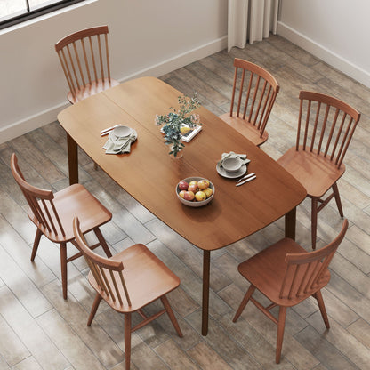 Rustieke Eettafel – Houten Tafel – Keukentafel – Eetkamertafel – Tafel 150x80 cm – Stevig Dennenhout – Gelakt Oppervlak
