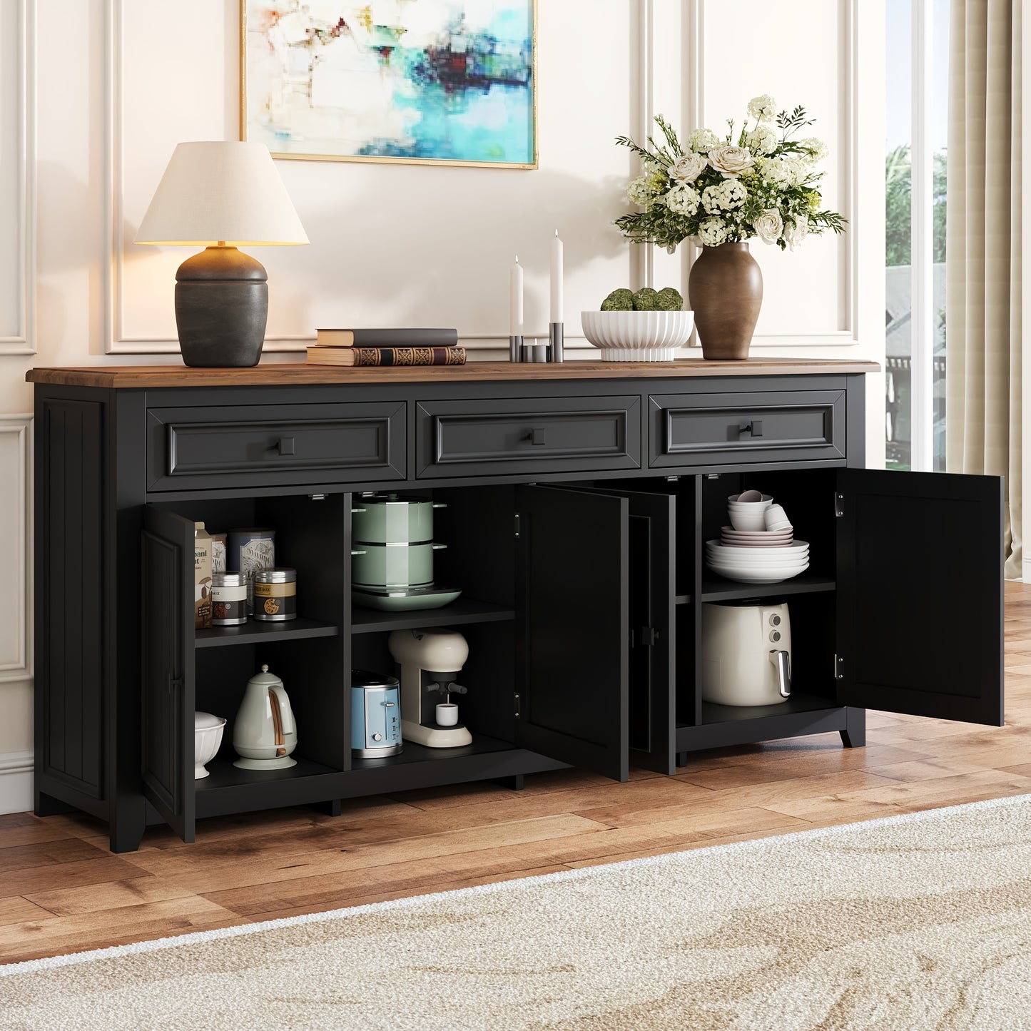 Eetkamerstoel – Stoel – Kuipstoel – Draaistoel – Designstoel – Roze – Bamboe Frame – Zachte Katoenen Bekleding