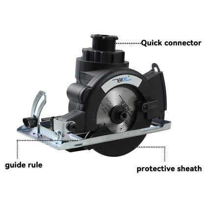 Accu Combiset 6-in-1 – Elektrische Boormachine – Slagschroevendraaier – Cirkelzaag – Haakse Slijper – Accu Decoupeerzaag – 2 Batterijen 4A – 18V Kracht – Brushless Motor
