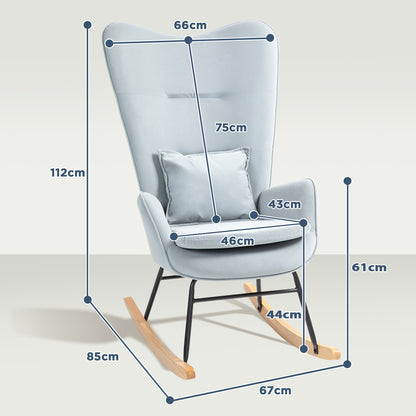Draaifauteuil – Draaistoel – Relaxfauteuil – Loungestoel – Fauteuil – Fluweelzachte Bekleding – Inclusief Lendenkussen