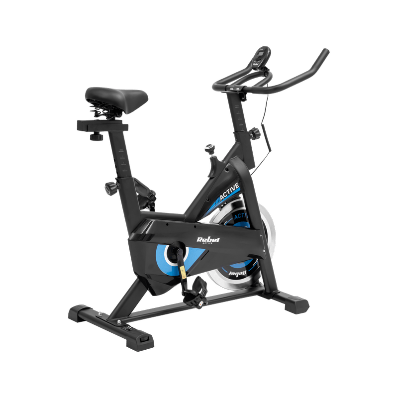 Spinningfiets – Hometrainer – Trainingsfiets – Fitnessfiets – Spinningtrainer – Verstelbaar Stuur en Zadel – 5 kg Vliegwiel met LCD-Scherm