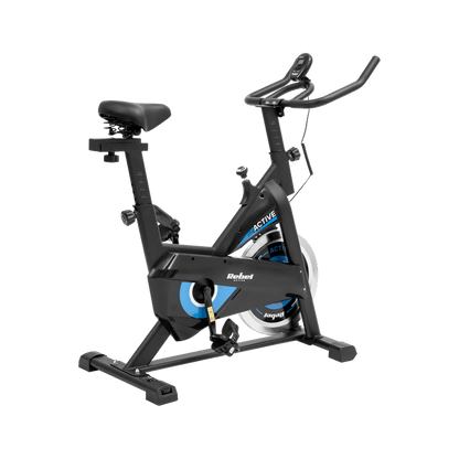 Spinningfiets – Hometrainer – Trainingsfiets – Fitnessfiets – Spinningtrainer – Verstelbaar Stuur en Zadel – 5 kg Vliegwiel met LCD-Scherm