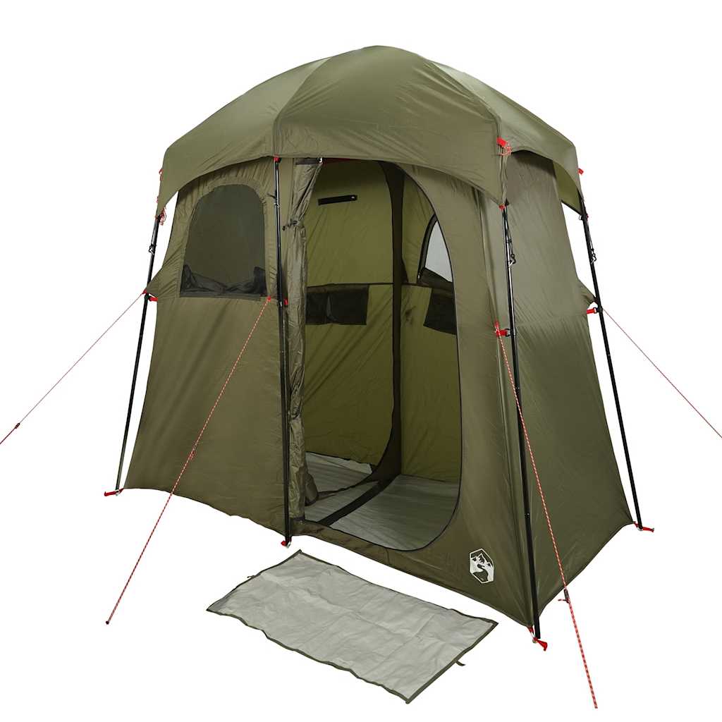 Douchetent – Omkleedtent – Campingtent – Privacytent – Draagtent – 2 Personen – Waterdicht Polyester – Ruim 256x136x225 cm