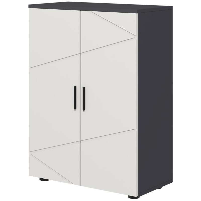 Badkamerkast – Badkamermeubel – Opbergkast – Kolomkast – Wastafelonderkast – Verstelbare Planken – Compact 60x30x82 cm – Zonder Elektriciteit