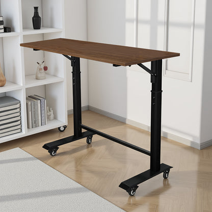 Inklapbare Werkbank – Vouwtafel – Opklapbare Werktafel – Verstelbare Werktafel – Mobiele Werkbank – 49x110 cm – Hoogte Verstelbaar – Gemaakt Van Hout