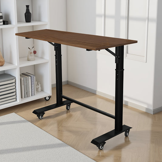 Inklapbare Werkbank – Vouwtafel – Opklapbare Werktafel – Verstelbare Werktafel – Mobiele Werkbank – 49x110 cm – Hoogte Verstelbaar – Gemaakt Van Hout
