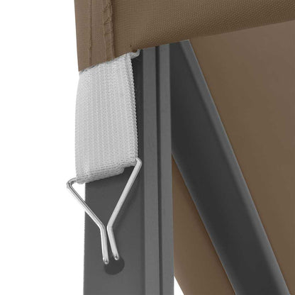 Luifel – Tuinpaviljoen – Zonnescherm – Terrasoverkapping – Pergola – 3x3 Meter – Ventilerend Polyester Dak – Inclusief Sfeerverlichting