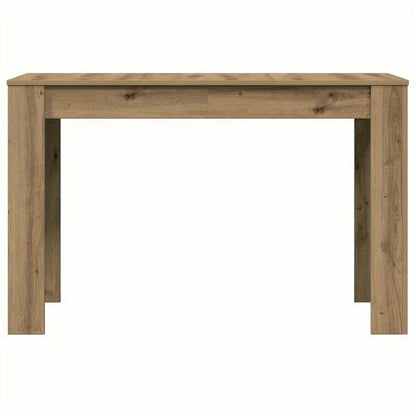 Eettafel Oak – Houten Tafel – Massief Eikenhout – Handgemaakt – Eikenhouten Eettafel – Compact Formaat 120x60x76 cm – Duurzaam & Stijlvol Design