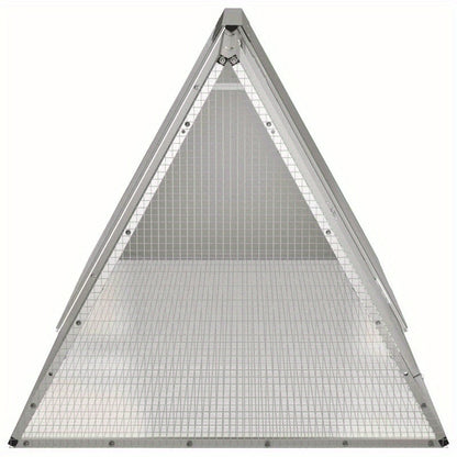 Sturdy Steel Frame Cage for Small Animals - 201.5x80.5x71cm, Removable Wire Mesh with Ventilation Holes, Durable Metal Construction for Hamsters, Guinea Pigs, Chickens & More, Pet Cage, Secure Pet Enclosure, Ventilated Design