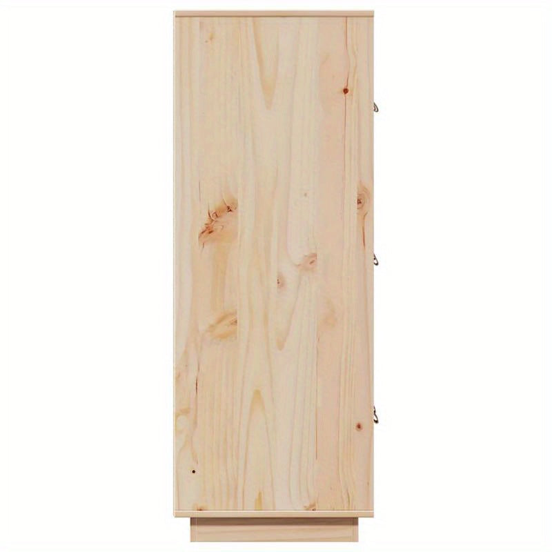 Opbergkast – Locker – Dressoir – Sideboard – Highboard – Massief Grenenhout – Stijlvol Design – 67x40x108,5 cm – Stevig & Ruim