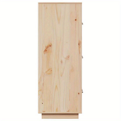 Opbergkast – Locker – Dressoir – Sideboard – Highboard – Massief Grenenhout – Stijlvol Design – 67x40x108,5 cm – Stevig & Ruim