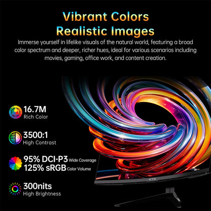 Gaming Monitor – Curved Monitor – Gaming Display – PC Monitor – Gaming Scherm – 32 Inch Curved – 180Hz Verversingssnelheid – 2K QHD Resolutie