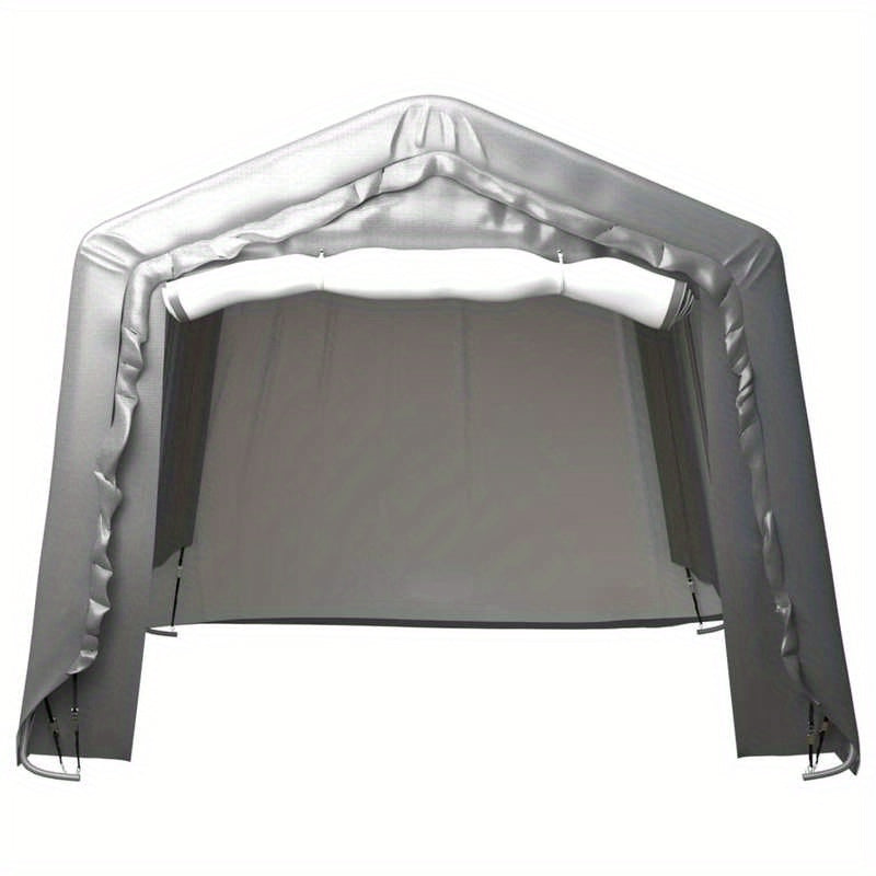 Opberg Tent Tuinhuis - Opslagtent - Serre - Overkapping - Tuinschuur – Grijs Staal 300x300 cm – Duurzaam & Opvouwbaar