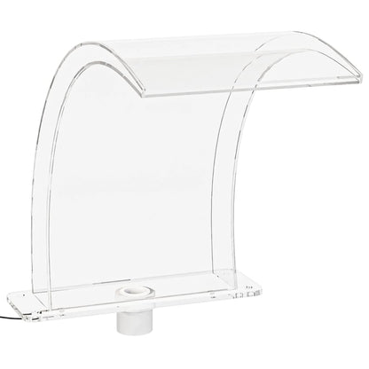 Zwembadfontein – Vijverfontein – Waterornament – Tuindecoratie – Fonteintje – Acryl 50 cm – RGB LED Verlichting