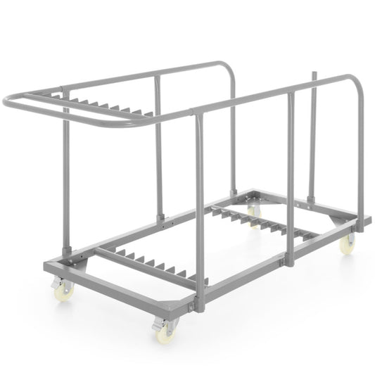 Tafeltrolley – Transportwagen – Serveerwagen – Roltafel – Opbergtrolley – Capaciteit 20 Tafels – Stevige Metalen Constructie