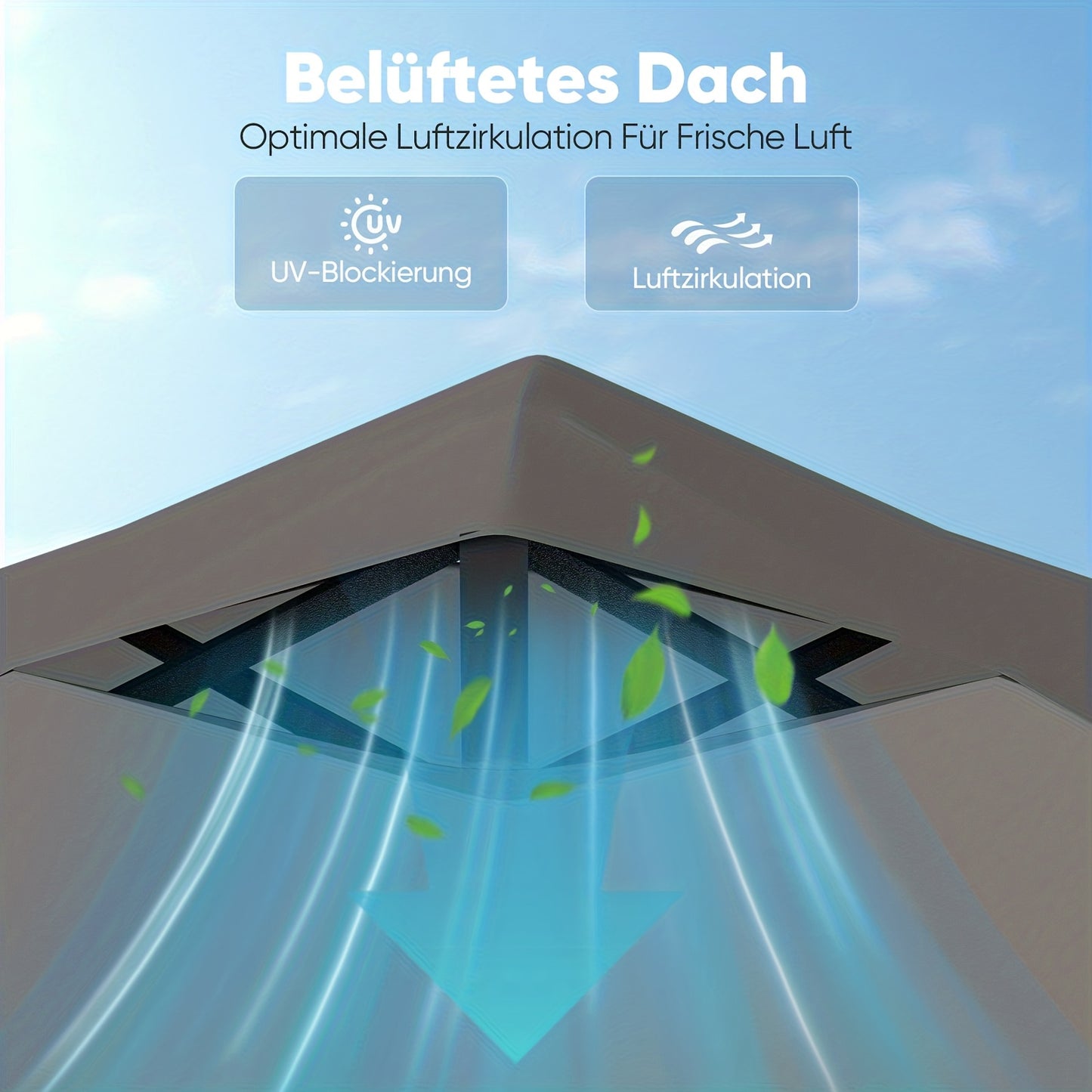 Pop-up Partytent – Vouwtent – Paviljoen – Outdoor Tent – Markttent – 3x3 Meter – Stevig Aluminium Frame – Zijwanden Met Privacyraam