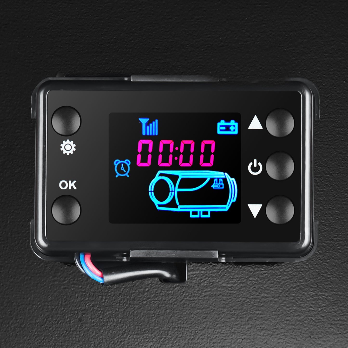 Dieselverwarmer – Diesel Standkachel – Diesel Luchtverwarmer – Parkeerverwarmer – Caravan Verwarmer – 8 kW Vermogen – LCD Display & Afstandsbediening