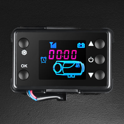 Dieselverwarmer – Diesel Standkachel – Diesel Luchtverwarmer – Parkeerverwarmer – Caravan Verwarmer – 8 kW Vermogen – LCD Display & Afstandsbediening