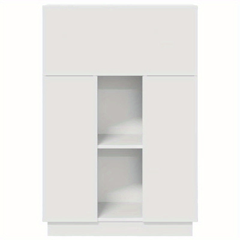 Opbergtafel – Werktafel – Bureau – Studietafel – Schrijfmeubel – Wit – Lade Opbergruimte – Strak Design