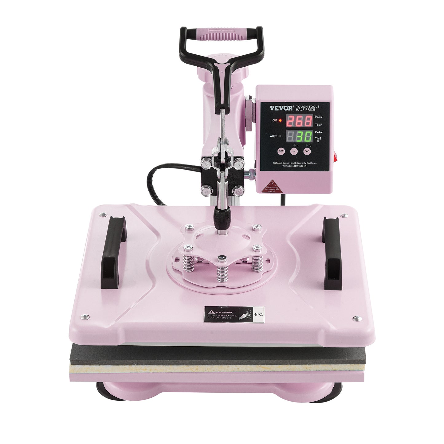 Hittepers – Transferpers – Textielpers – Mokkenpers – Multifunctionele Pers – 30x38 cm Werkoppervlak – 2 Mokken Tegelijk Bedrukken