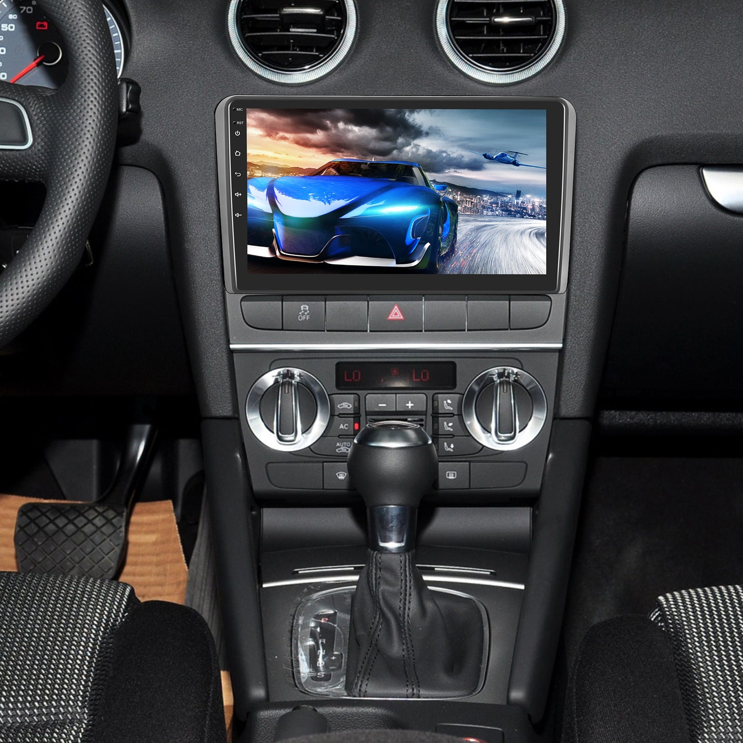 Autoradio – Multimedia Speler – Car Stereo – Navigatiesysteem – GPS Radio – 9 Inch HD Touchscreen – Draadloos CarPlay & Android Auto – Inclusief Camera en Microfoon