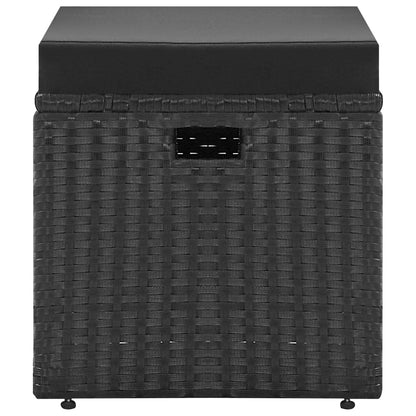 Loungeset – Tuinmeubelset – Loungeset Balkon – Loungeset Hoekbank – Loungeset Poly Rattan – Bruin – Weerbestendig PE Rattan – Uitneembare Wasbare Kussenhoezen