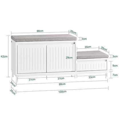 Tuinkas Tunnel – Kweekkas – Groentetunnel – Plantentunnel – Mini Kas – 3,5 x 3 x 2 m – Gegalvaniseerd Stalen Frame – Waterdicht PE Zeildoek Wit