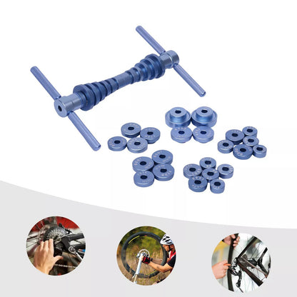 Lagerpers – Fietslagerpers – Lagertrekker – Fietsgereedschap – Lagerinstallatieset – CNC Gefreesd – Aluminium & Staal