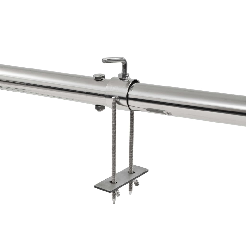Automatische Houtskoolbarbecue – Elektrische BBQ – Grill – Houtskoolgrill – Buitenbarbecue – 207x45x83 cm – RVS Materiaal – Motor voor Automatisch Draaien