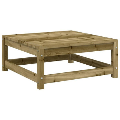 Tuinbank – Buitenbank – Zitbank – Balkonbank – Houten Tuinmeubel – Lichtbruin Hout – Inclusief Kussens en Voetenbank