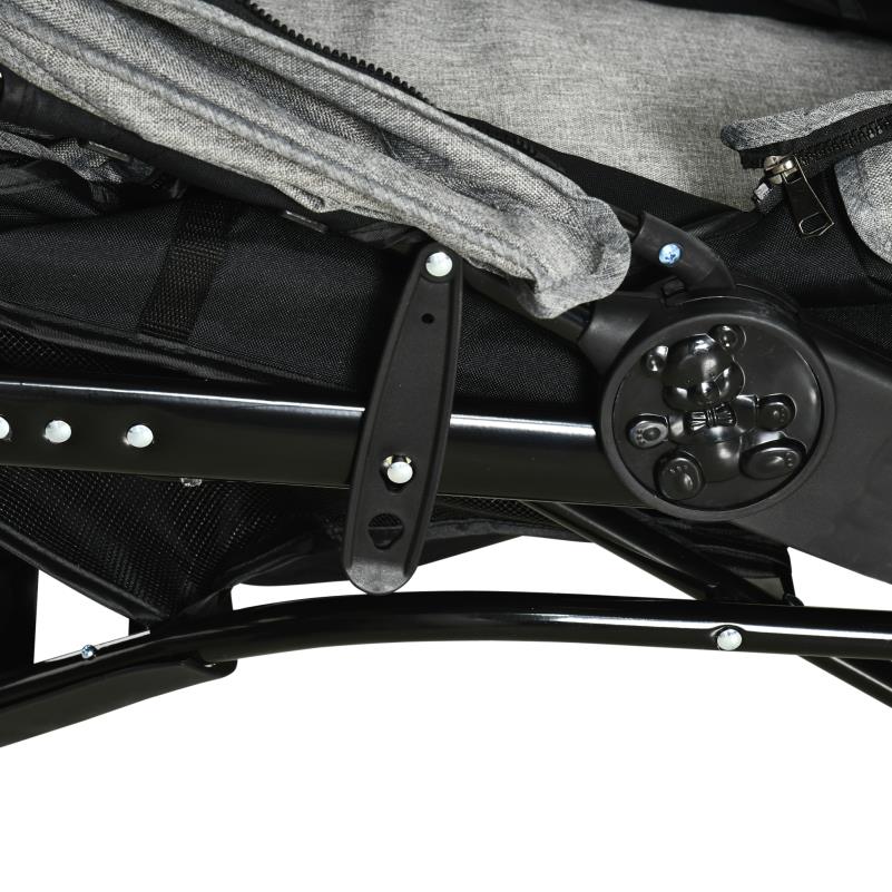 Hondenbuggy – Wandelwagen – Dierenwagen – Hondenwagen – Huisdierenwagen – Vouwbaar Ontwerp – Luchtbanden – Stevig IJzeren Frame – Geschikt Tot 25 kg