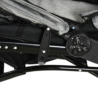 Hondenbuggy – Wandelwagen – Dierenwagen – Hondenwagen – Huisdierenwagen – Vouwbaar Ontwerp – Luchtbanden – Stevig IJzeren Frame – Geschikt Tot 25 kg