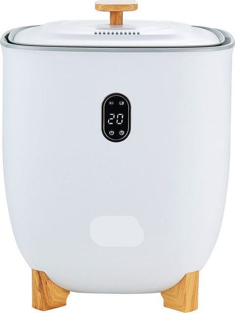Luxe Handdoekverwarmer - XXL 25L - LED-scherm - Timer - Aromafunctie - Veilig - Duurzaam - Wit - Handdoekrek - Elektrisch - Handdoek Radiator