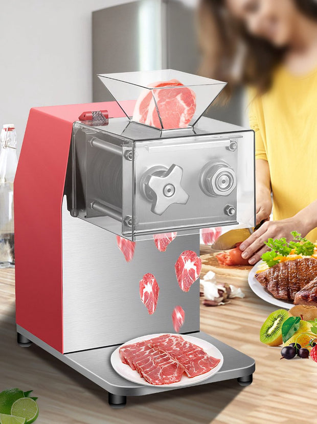 Slicer All-purpose slicer - Slicer - Meat slicer - All-purpose slicer - Meat slicer for home use - Meat grinder - 250 kg/h 0- 850W - 1440 r/min - Red