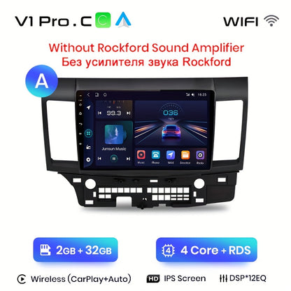 Multimediasysteem – Autostereo – CarPlay Radio – Android Auto Unit – GPS Navigatie – 10 Inch IPS Scherm – Draadloos WiFi