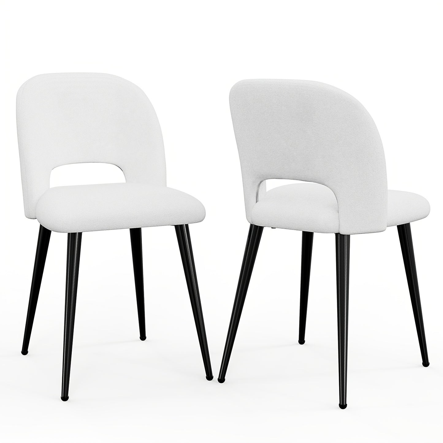 Velvet Stoelen – Banquet Stoelen – Bruiloft Stoelen – Evenement Stoelen – Comfortabele Stoelen – Set Van 2 – Ergonomische Split Rugleuning – Stevig Metalen Frame