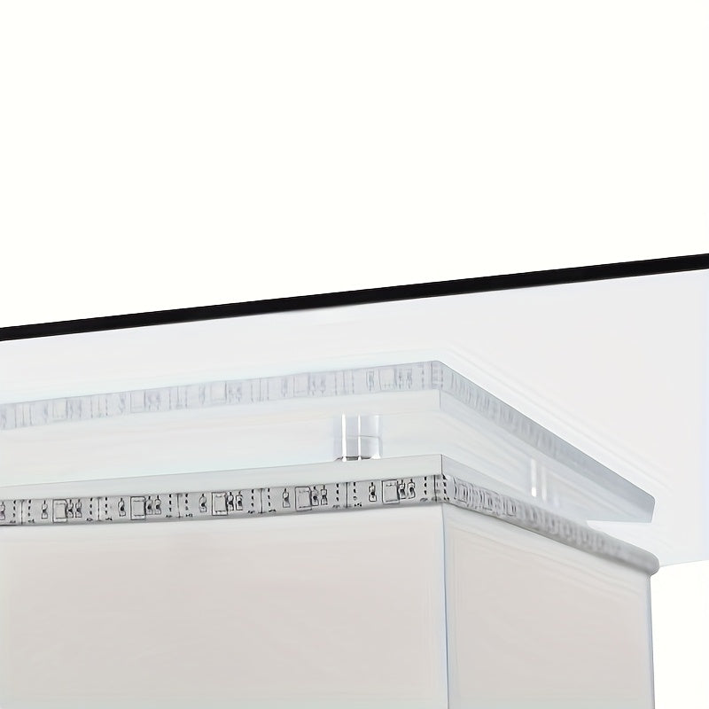 Salontafel – Koffietafel – Woonkamertafel – Bijzettafel – Salontafel met wieltjes – Hoogglans glas – Zwart metalen frame – Mobiel en compact design