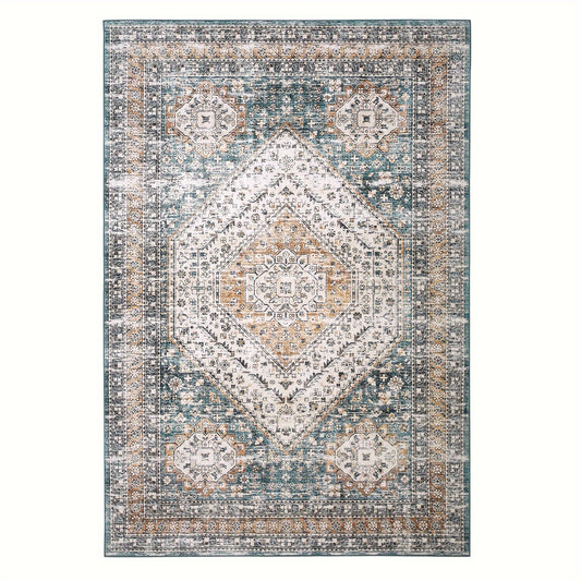 Vintage vloerkleed – vloerkleed – tapijt – karpet – vloermat – 240x340 cm – wasbaar – antislip rubber achterkant